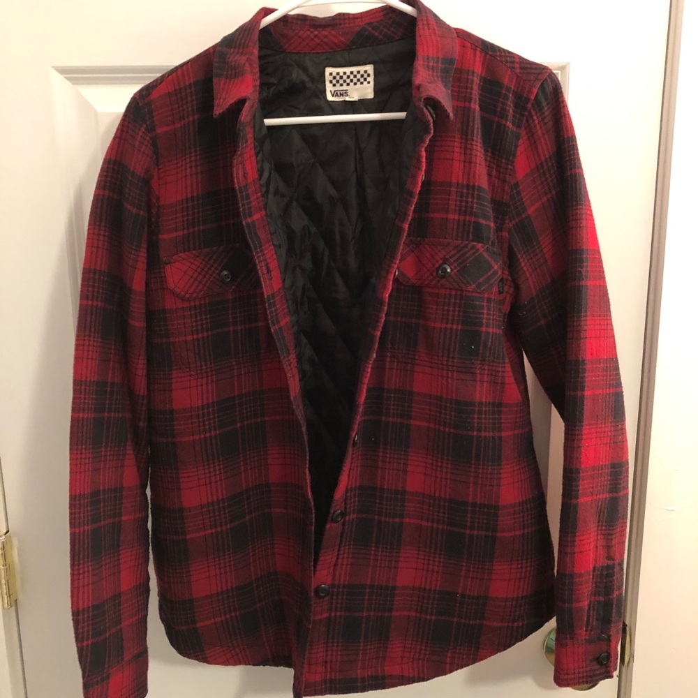 Men’s quilted flannel jacket